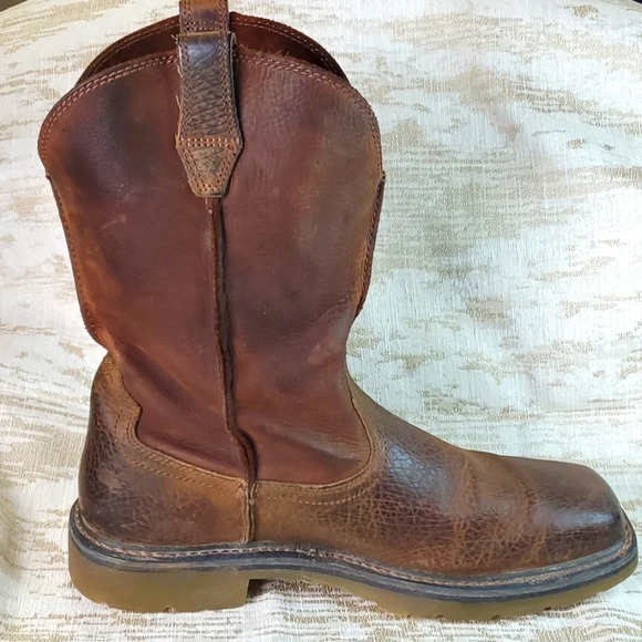 Rambler Square Toe Cowboy Boots Sz 12D - Picture 8 of 13
